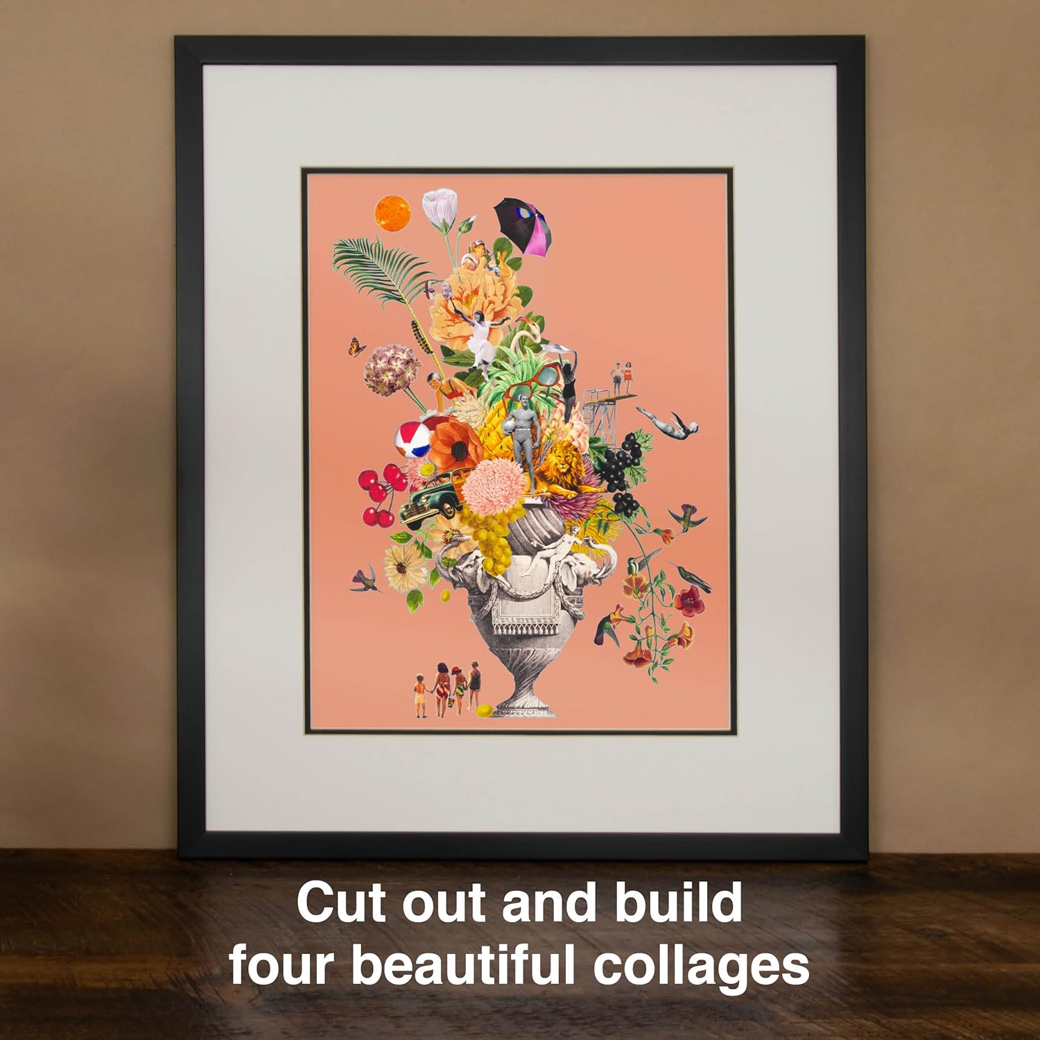 Four Seasons Collage Kit, Cut Out and build Four Beatiful Collages to frame and Display - 5