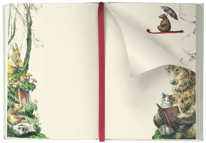 Flying Bear Illustrated Journal - 2