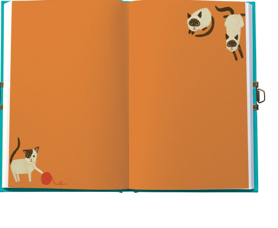 Pretty Paws Lockable Notebook - 8