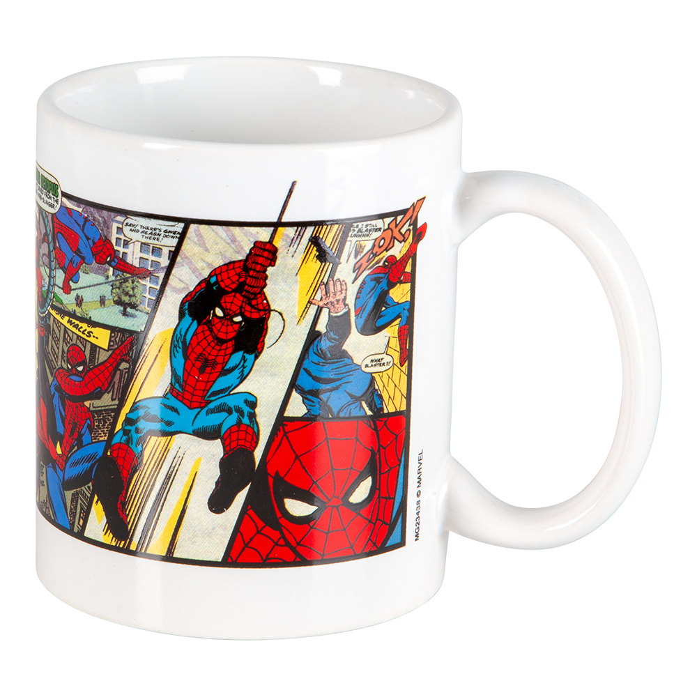 Mugg Spider-man panels