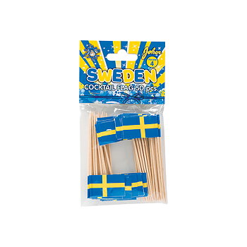 Cocktailflaggor Sveriges flagga