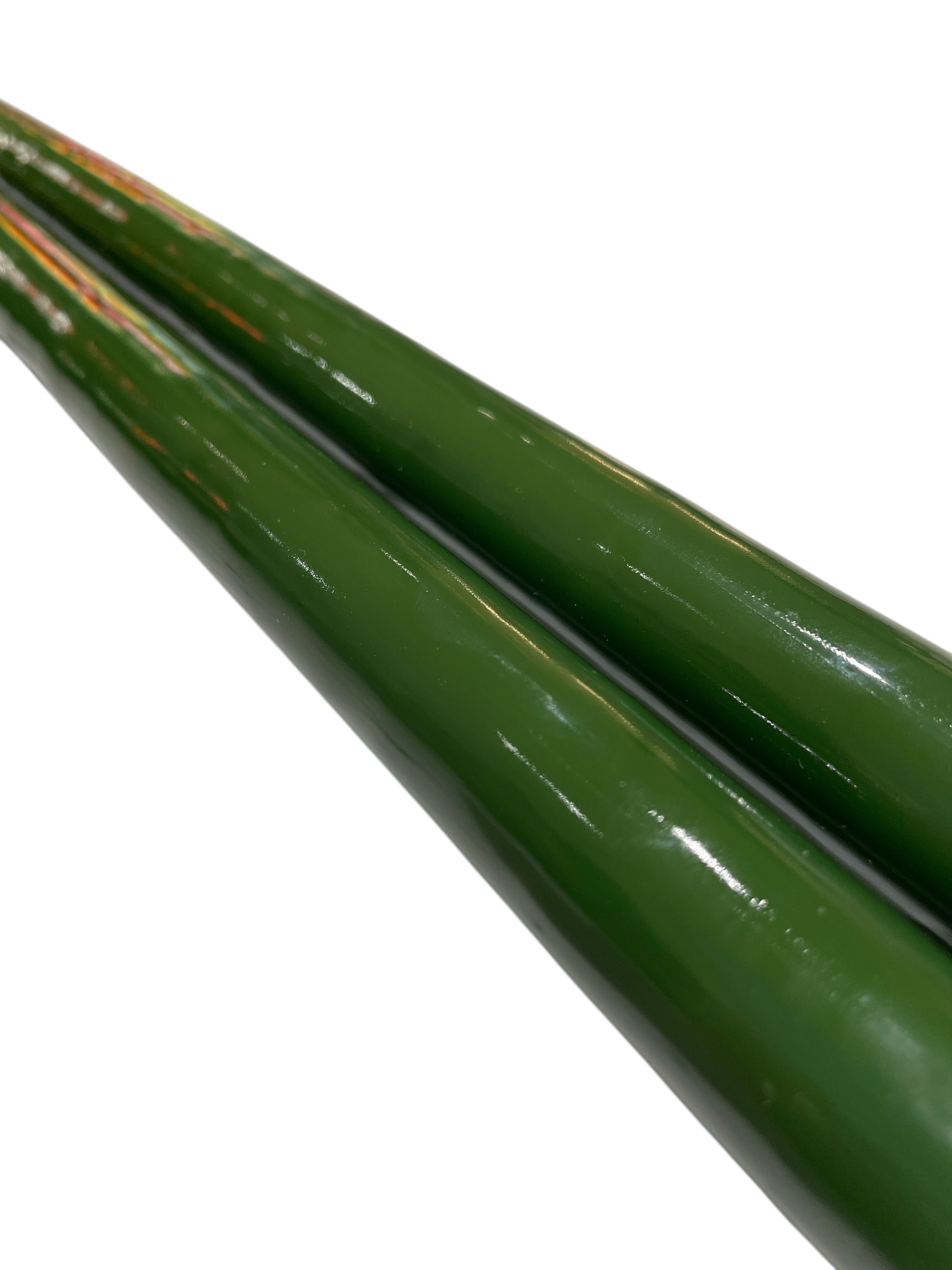 Antique Candle Moss Green 35cm  - 2