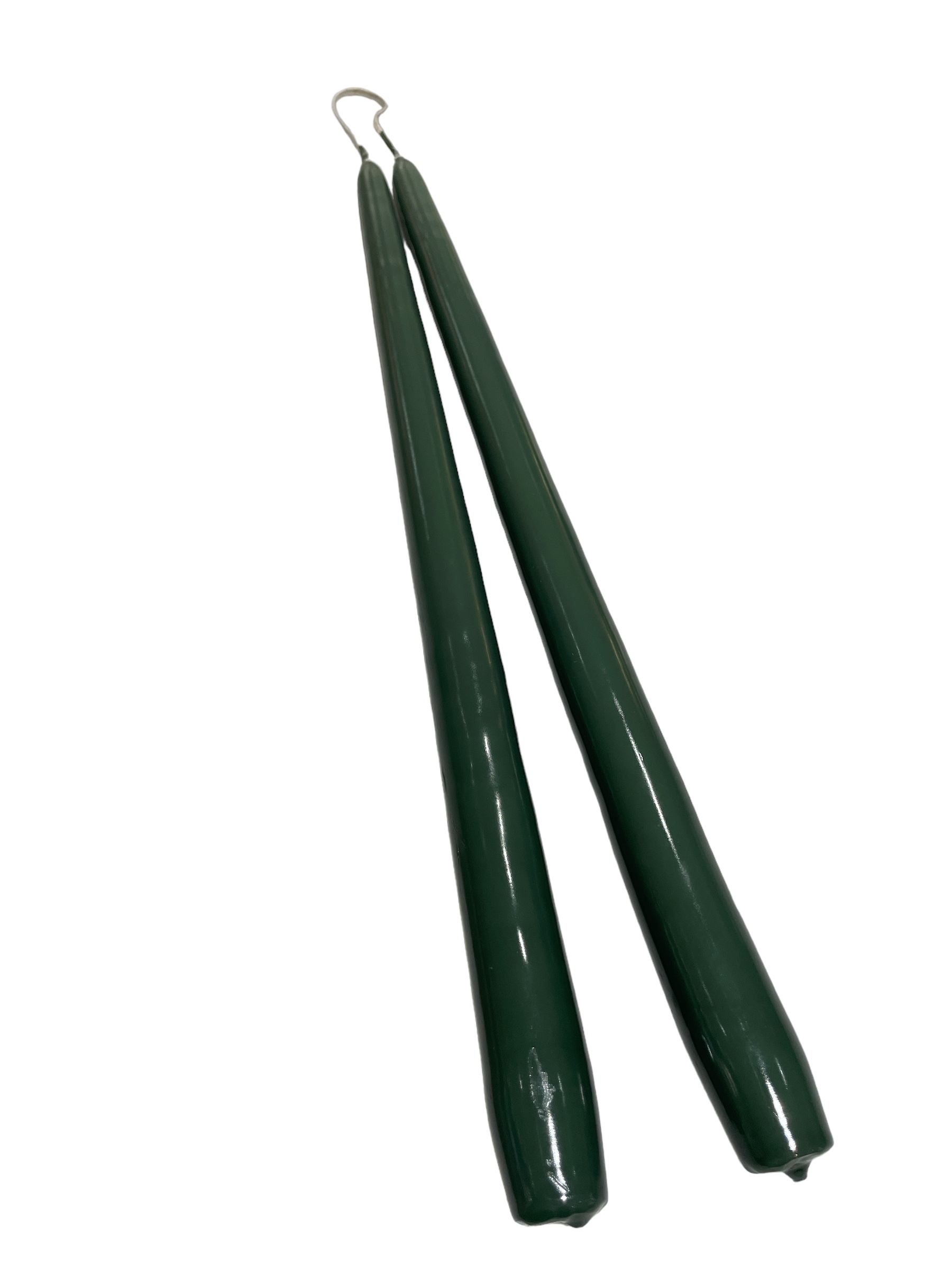 Antikljus  Mörkgrön 35cm Lack