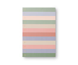 Muted Numbered Color Block Notepad