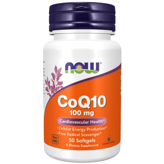 NOW CoQ10 100 mg 50 softgels