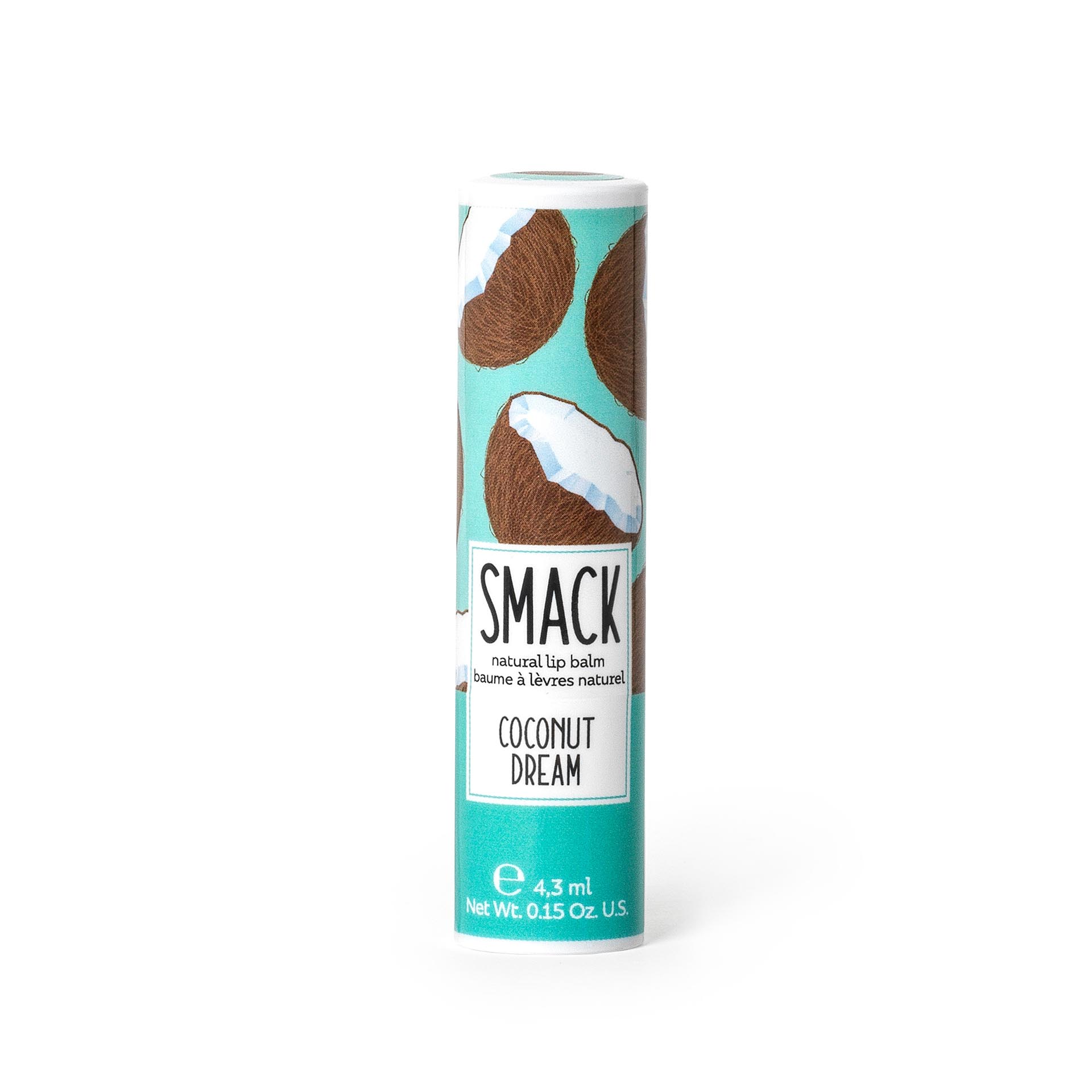 Natural lip balm, Smack, Coconut, læbepomade/cerat