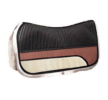 Westernpad renskinn Bartl Square
