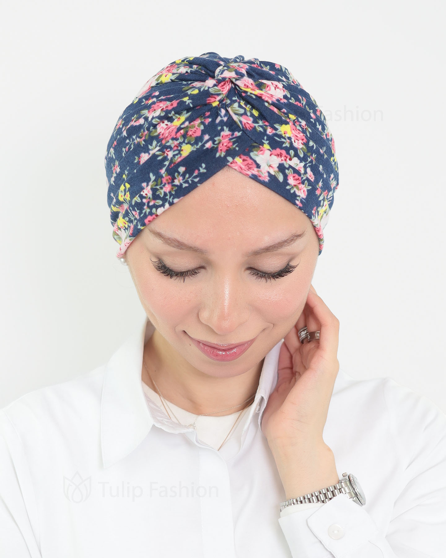Turban - Casia - Navy Blue - 4