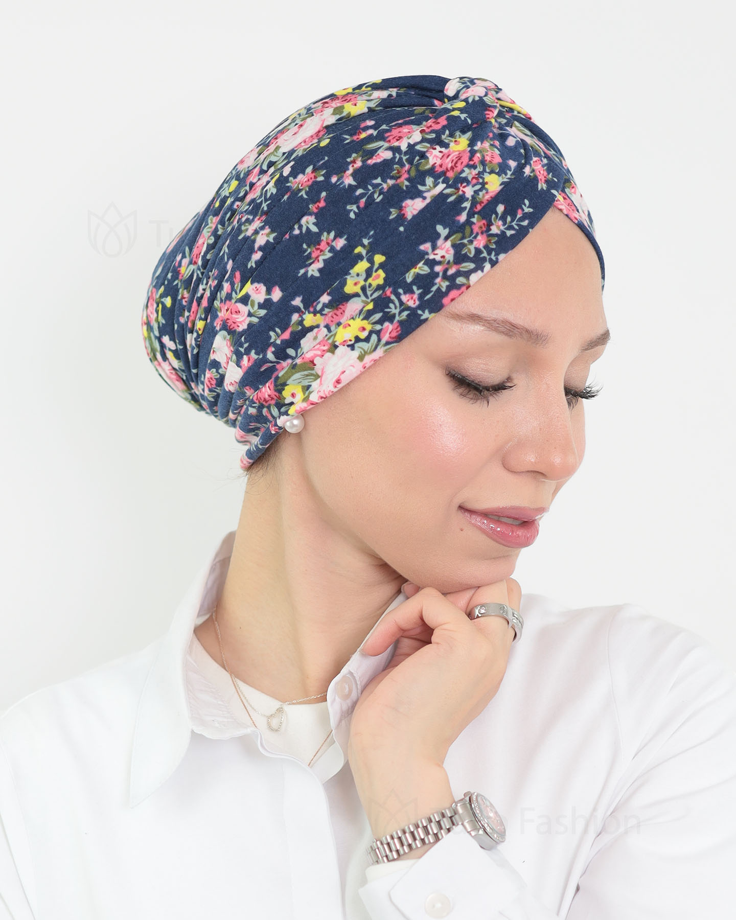 Turban - Casia - Navy Blue