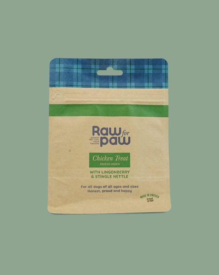 Raw For Paw Chicken Treat Frystorkat Hundgodis - 50 g