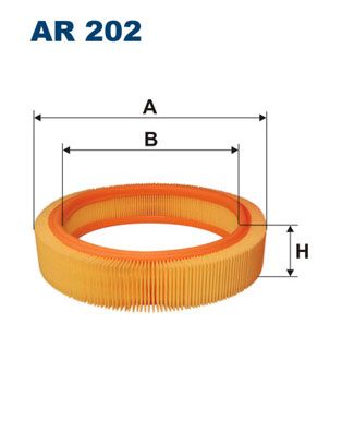 Filtr powietrza - CIH 16S 19SR / OHC 1,2S-1,6S/i