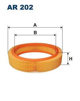 Luftfilter-CIH 16S 19SR /  OHC 1,2S-1,6S/i