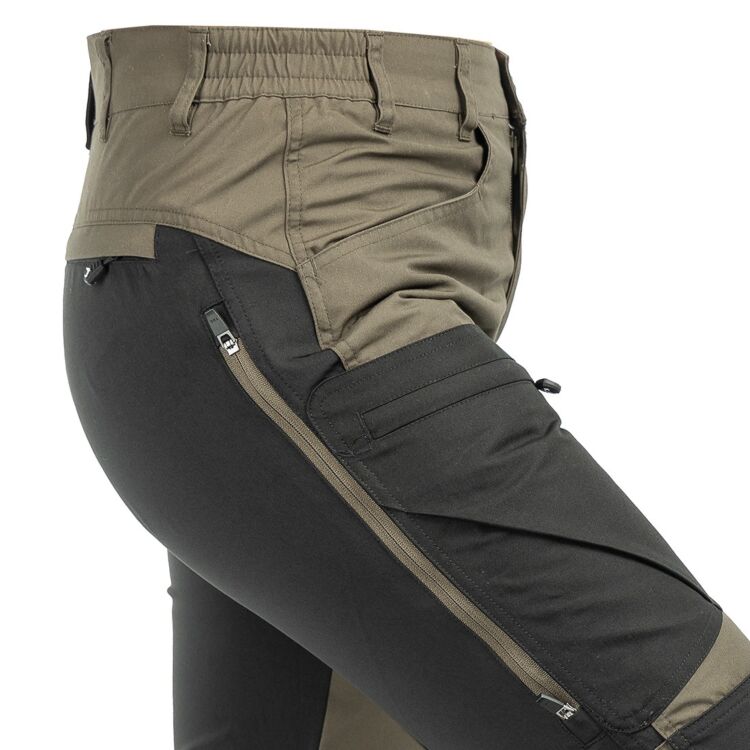 Arrak Outdoor Active Stretch Housut Lyhyet Naisten - Ruskea - 46S - 5