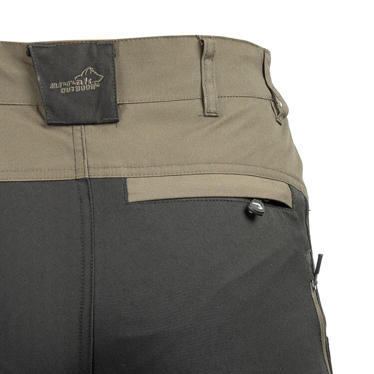 Arrak Outdoor Active Stretch Housut Lyhyet Naisten - Ruskea - 46S - 6