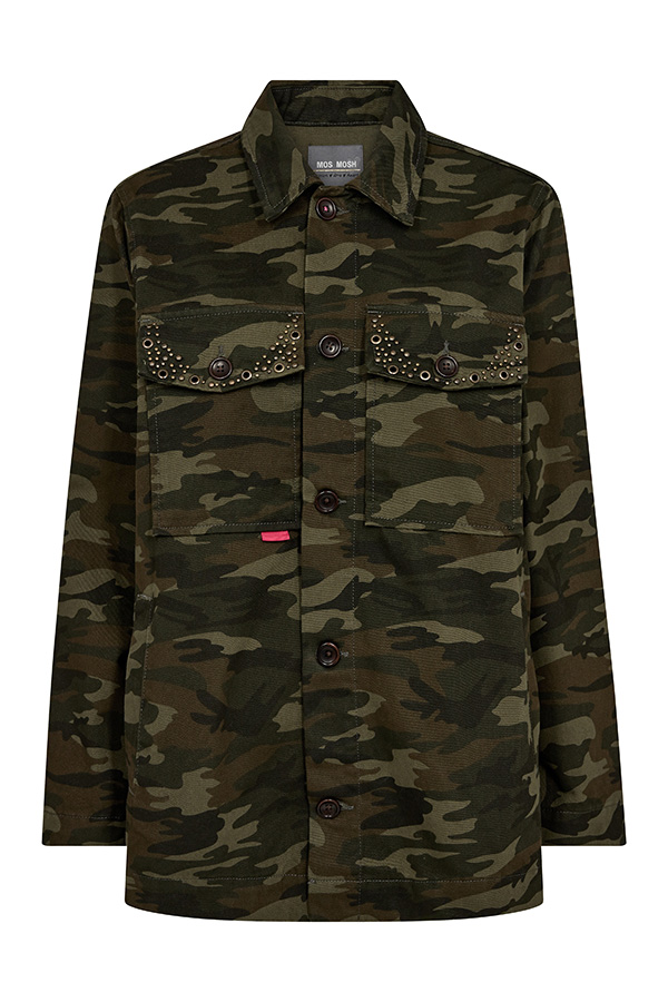 Mos Mosh - MMPaco Army Shirt Forest Night - 6
