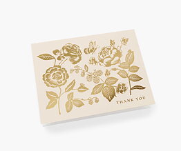English Rose Thank You Card