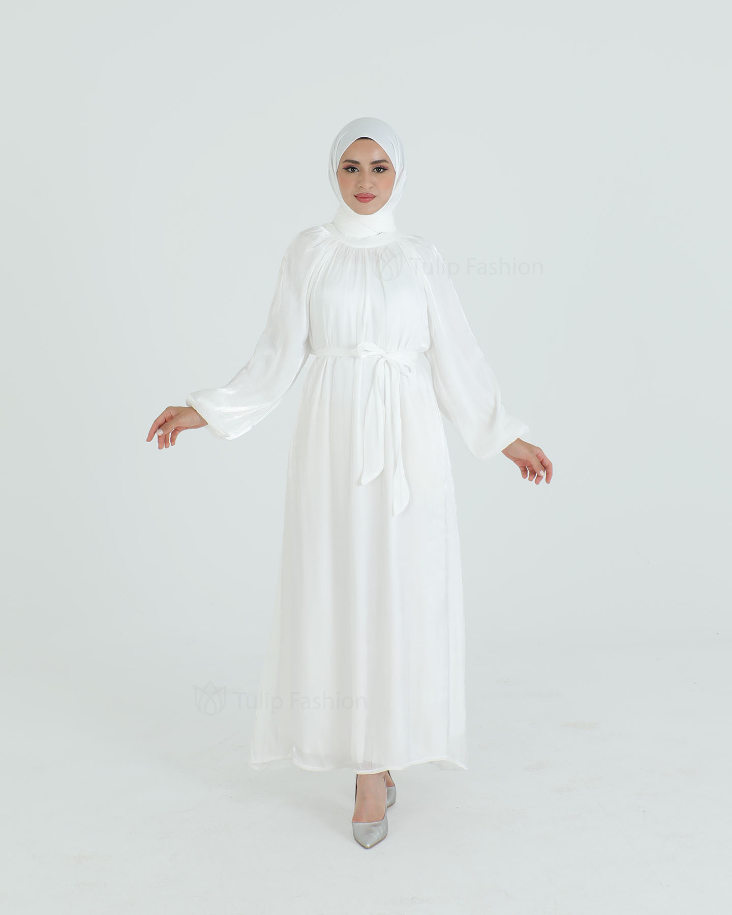 Festliches Kleid - Weiß - 5