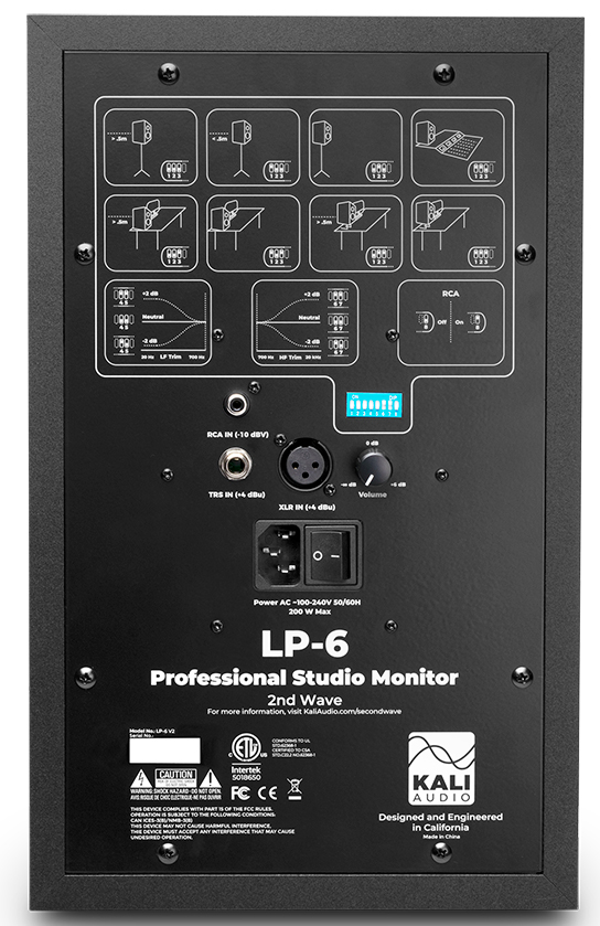 Kali Audio LP-6 V2 Black - 3
