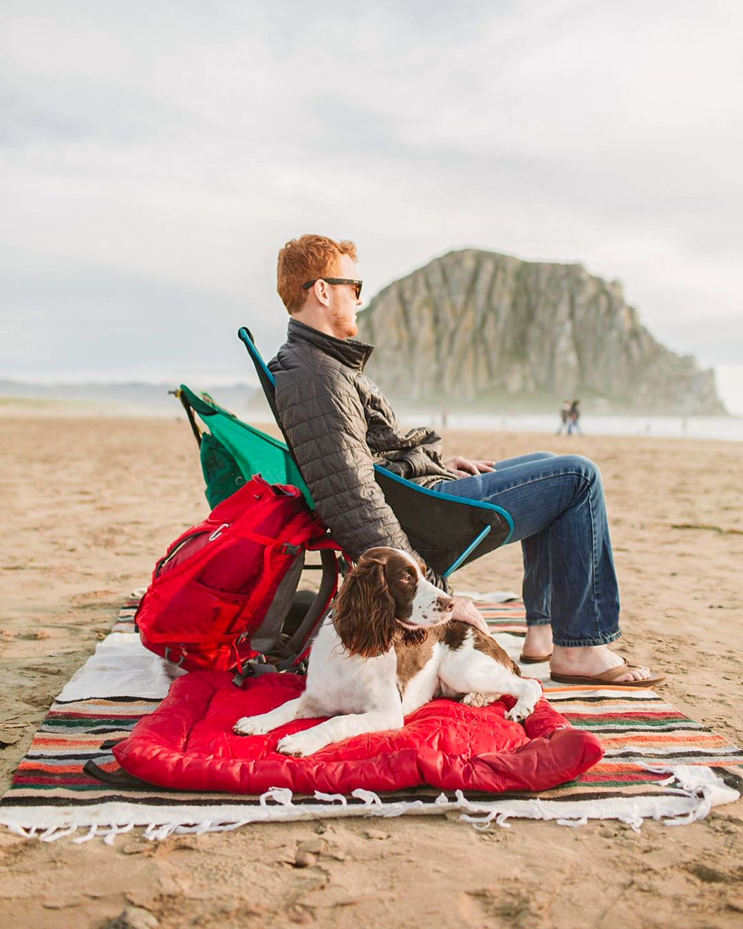 KURGO Wander Bed Loft Dog Bed - Chili Red - Ripstop