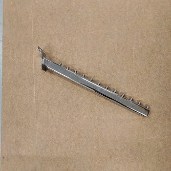 Lutande frontarm med galgstopp. Krom. 350 mm.