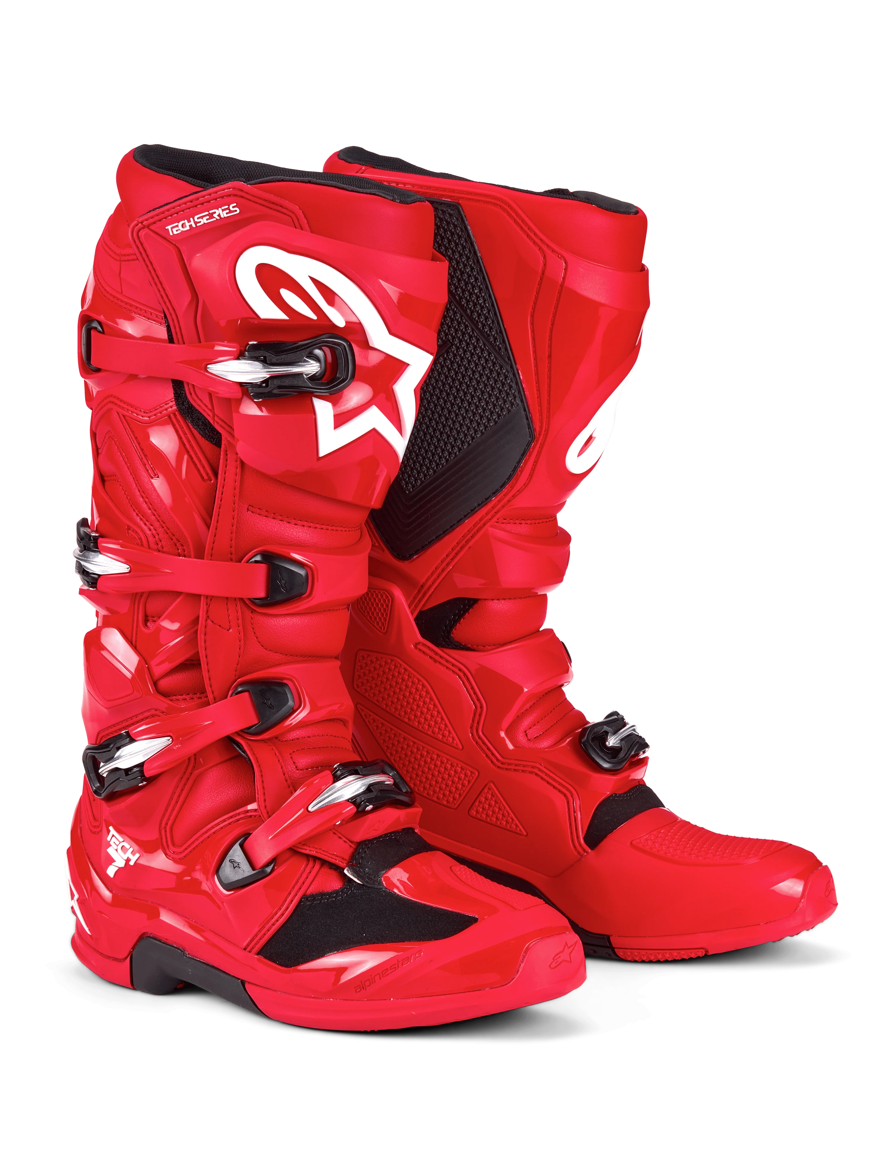 Alpinestars Tech 7 Crosslaarzen Felrood
