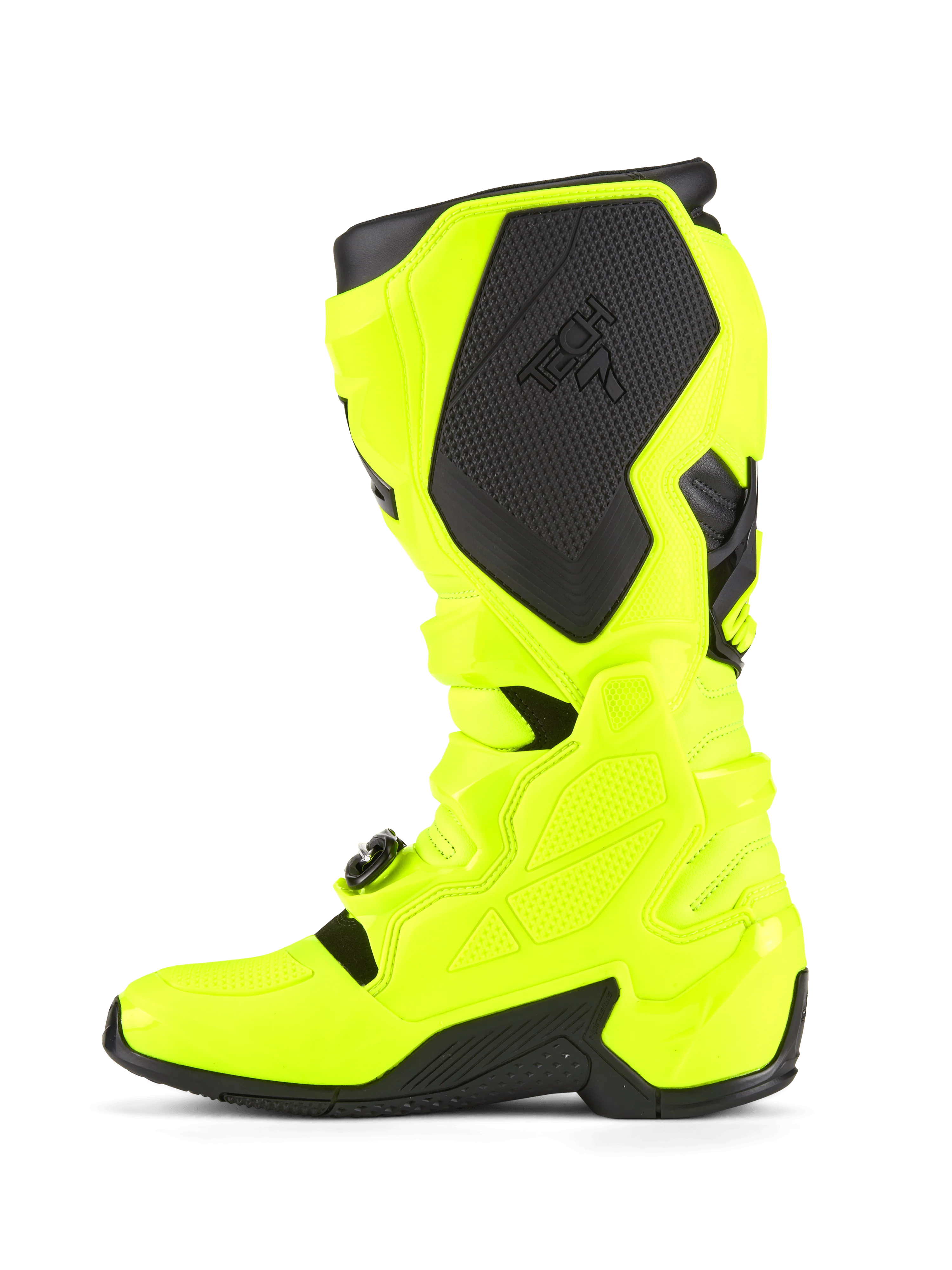 Alpinestars Tech 7 Crossisaappaat Musta/ Hi-Vis Keltainen - 3