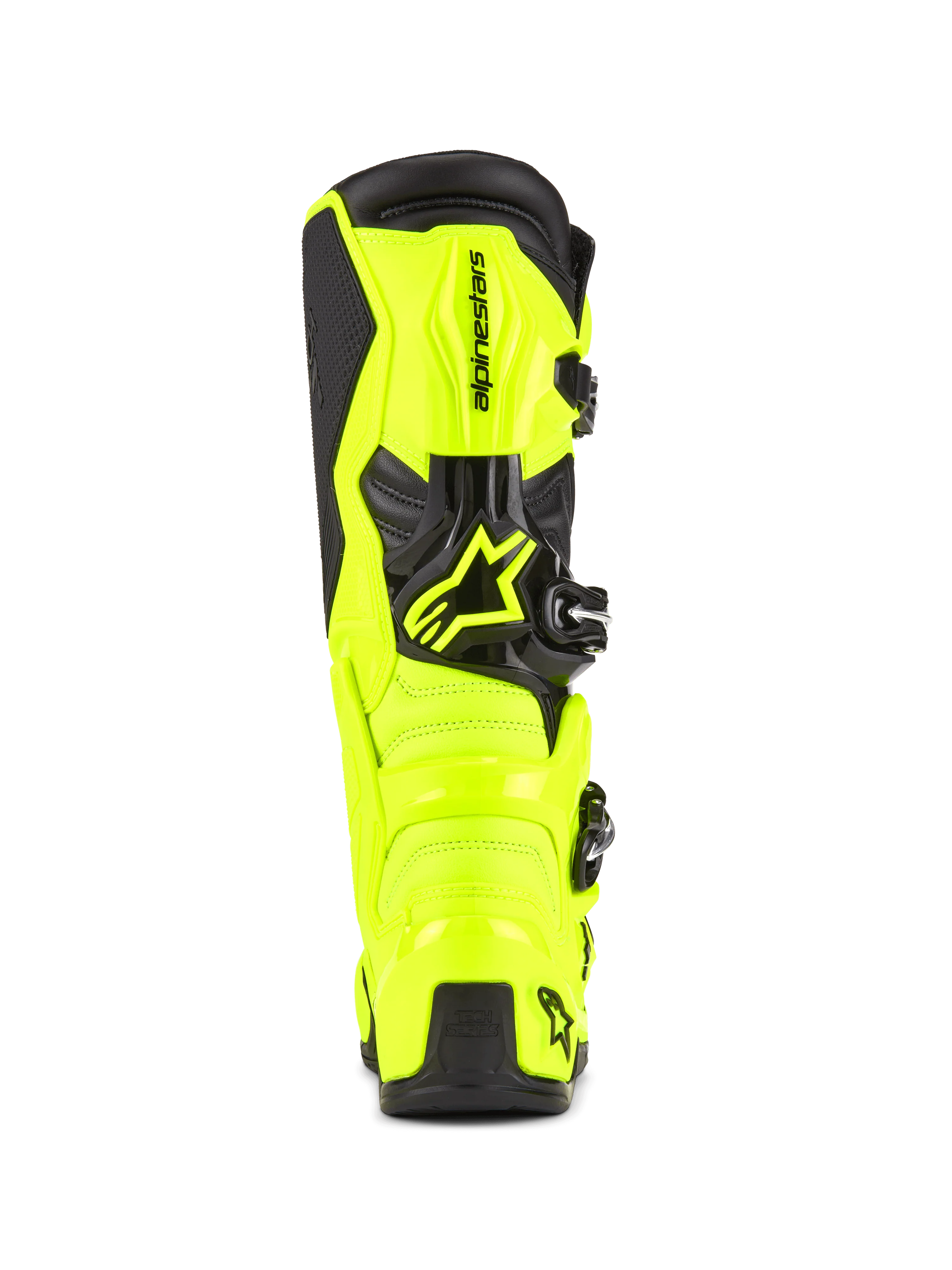 Alpinestars Tech 7 Crossisaappaat Musta/ Hi-Vis Keltainen - 5