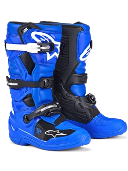 Alpinestars Lasten Tech 7S Crossisaappaat Musta/ Sininen/ Valkoinen