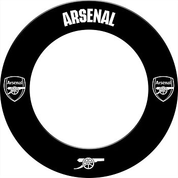 Arsenal FC Surround The Gunners Mono Logo Black