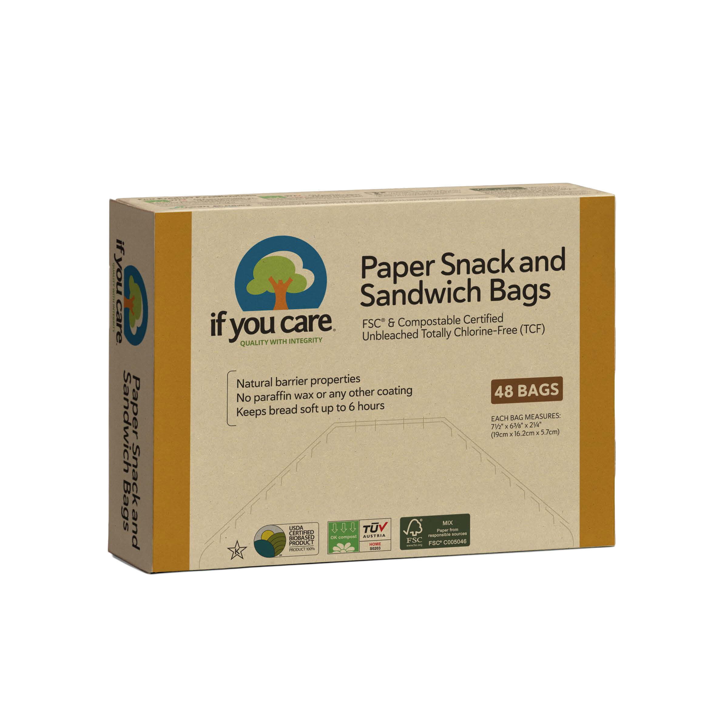 Smörgåspåsar 48 st If You Care