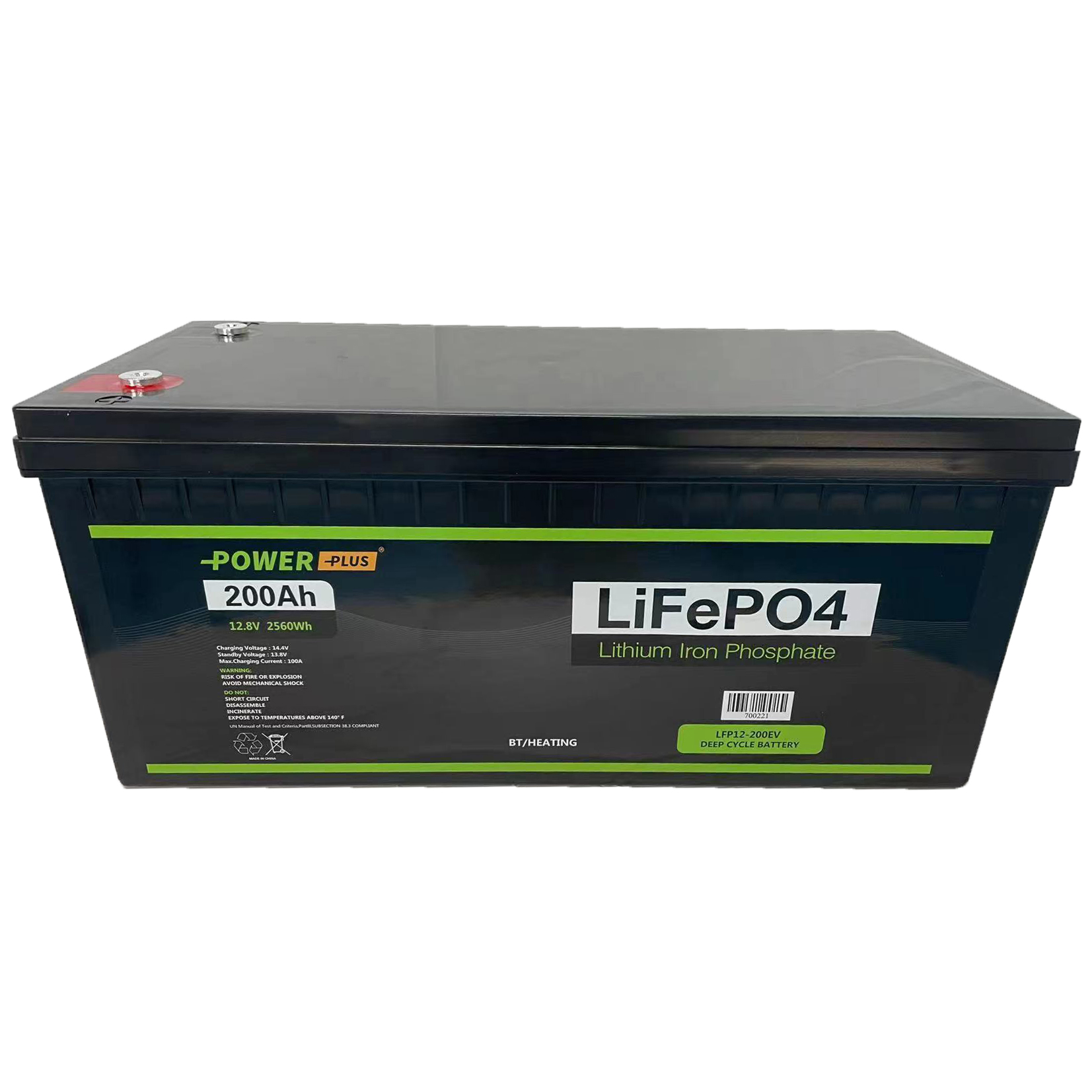 Power Plus LFP12-200EV batteri 12,8V 200Ah