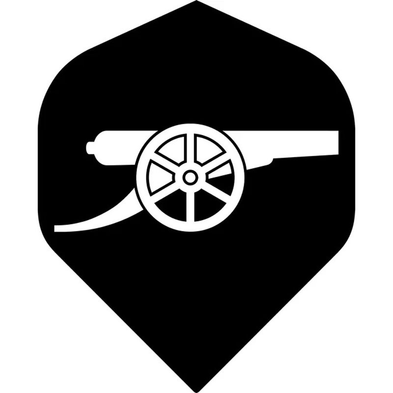 Arsenal FC Mono Logo Black Standard NO2 - 2