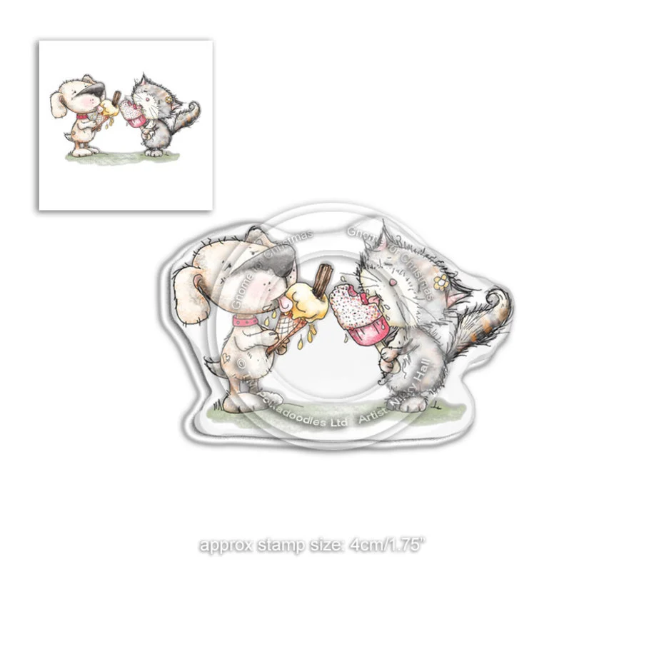 Horace & Boo Delicious Day, Clear Stamps, Polkadoodles