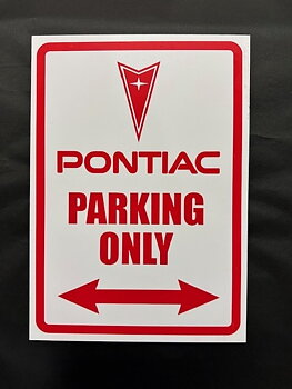Kun Pontiac Parkering (29,5x21 cm)