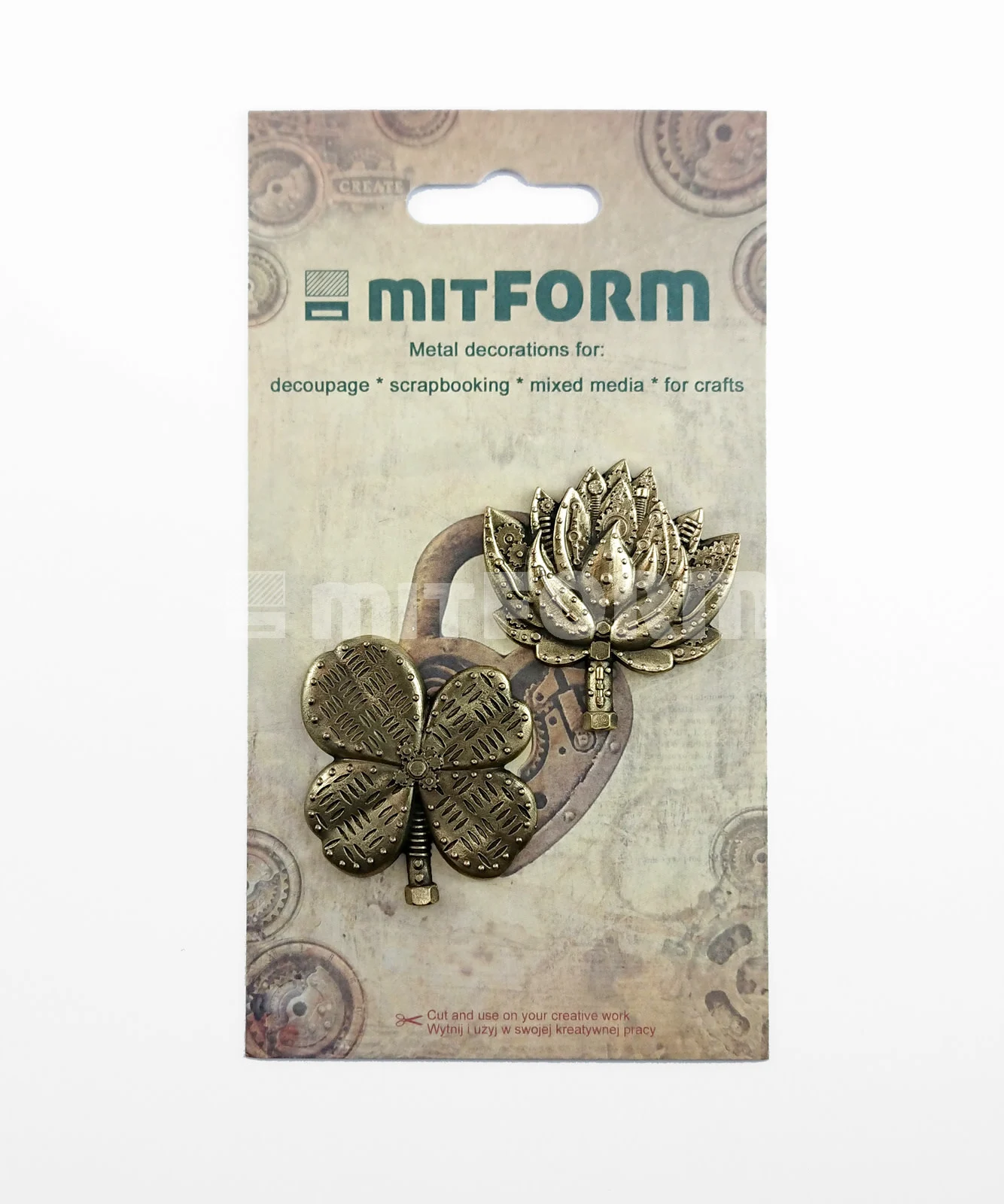 Flowers 5, Metal Embellishments, Mitform