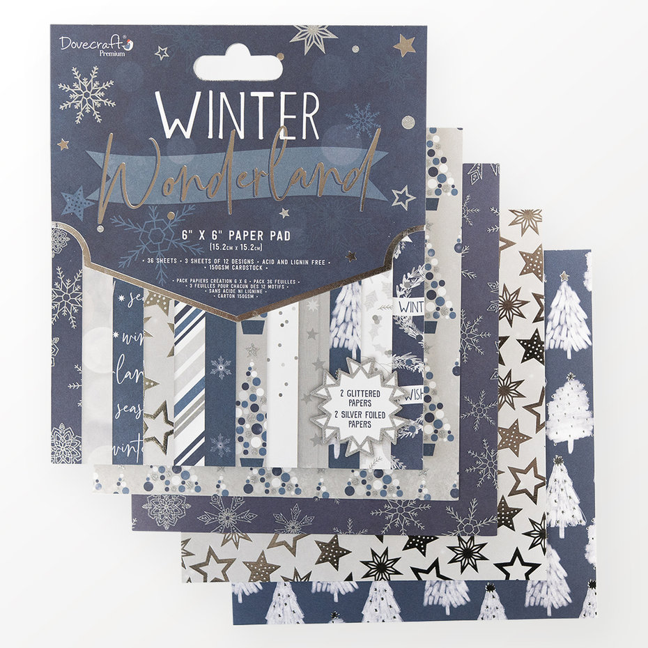 Winter Wonderland, 36ark, 6"x6" block, Dovecraft - 2