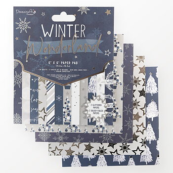Winter Wonderland, 36ark, 6"x6" block, Dovecraft
