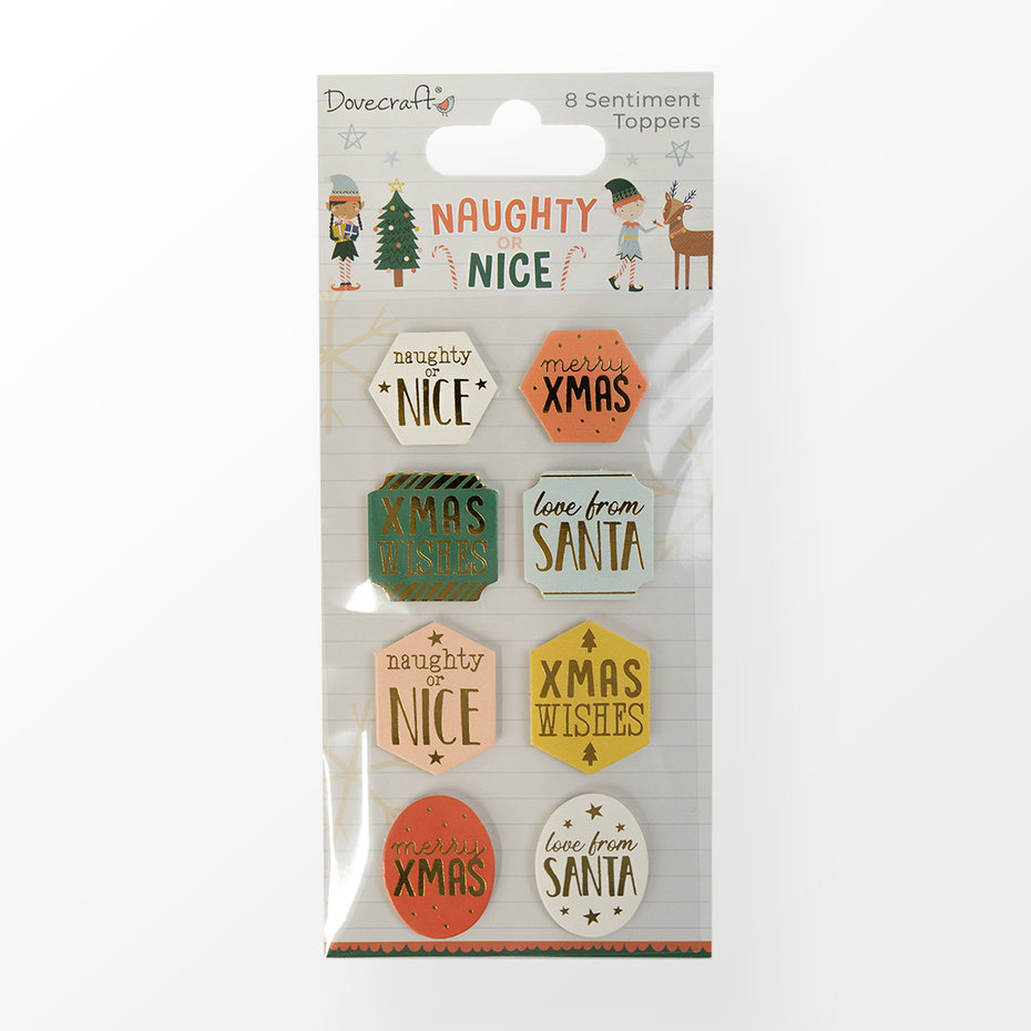 Naughty or Nice, 8st, Toppers, Dovecraft