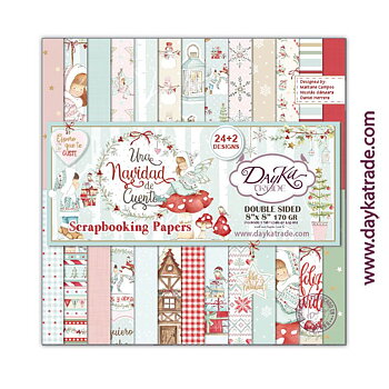 Una navidad de cuento, 24+2ark, 8"x8" block, Dayka