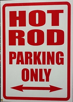 Kun HOT ROD-parkering (29,5x21 cm)