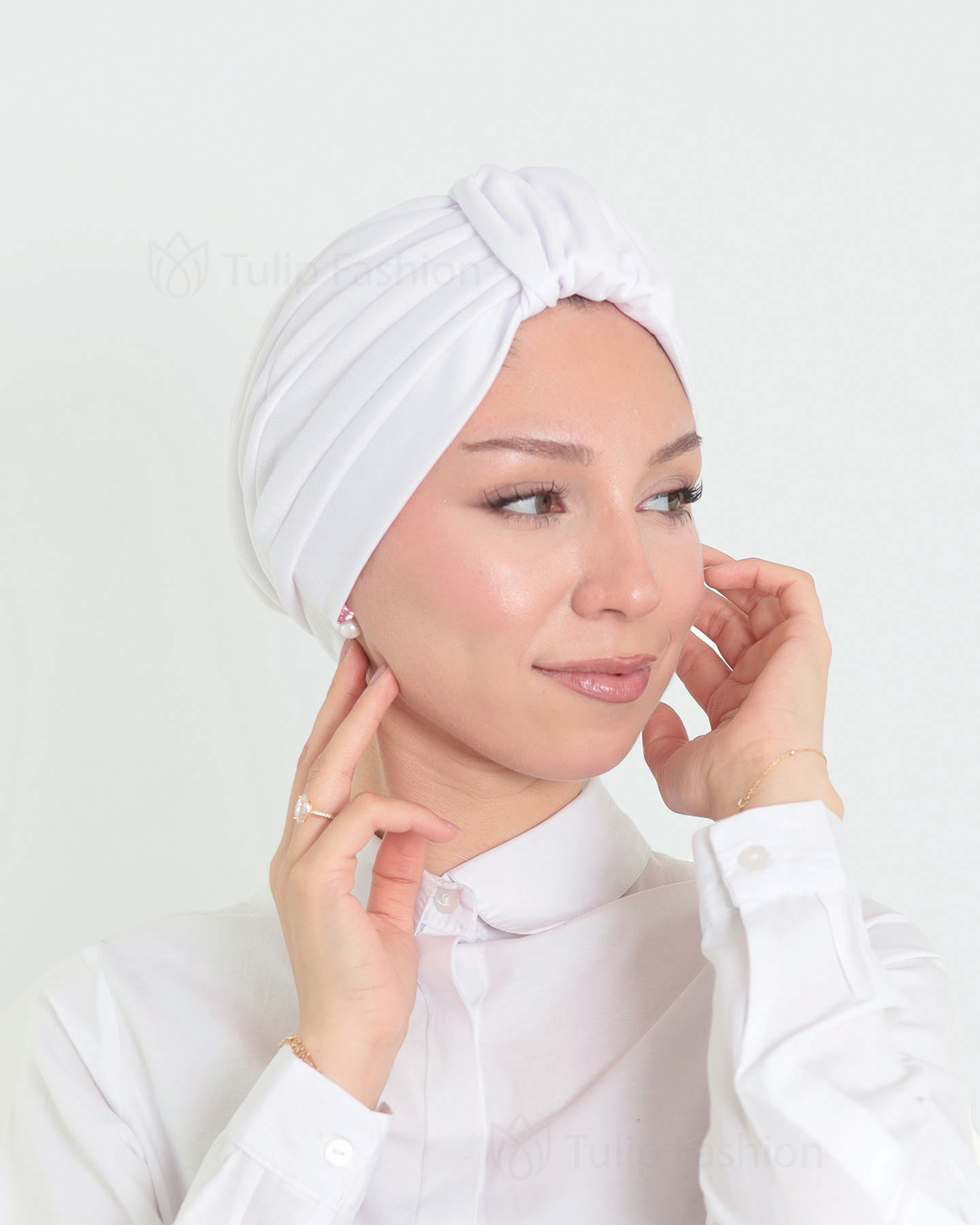 Turban - Zehra - Vit