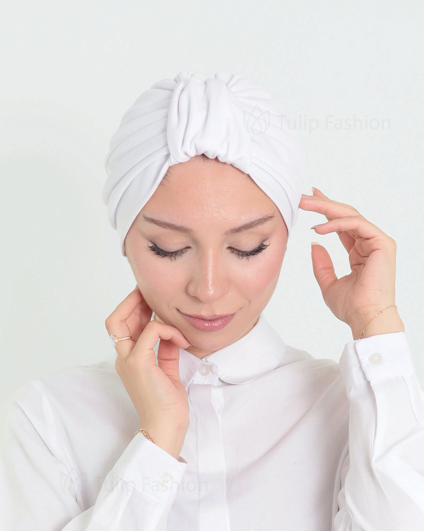 Turban - Zehra - Vit - 2