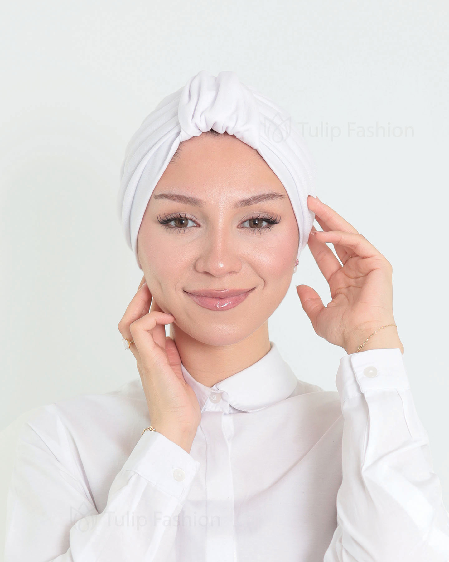 Turban - Zehra - Vit - 3
