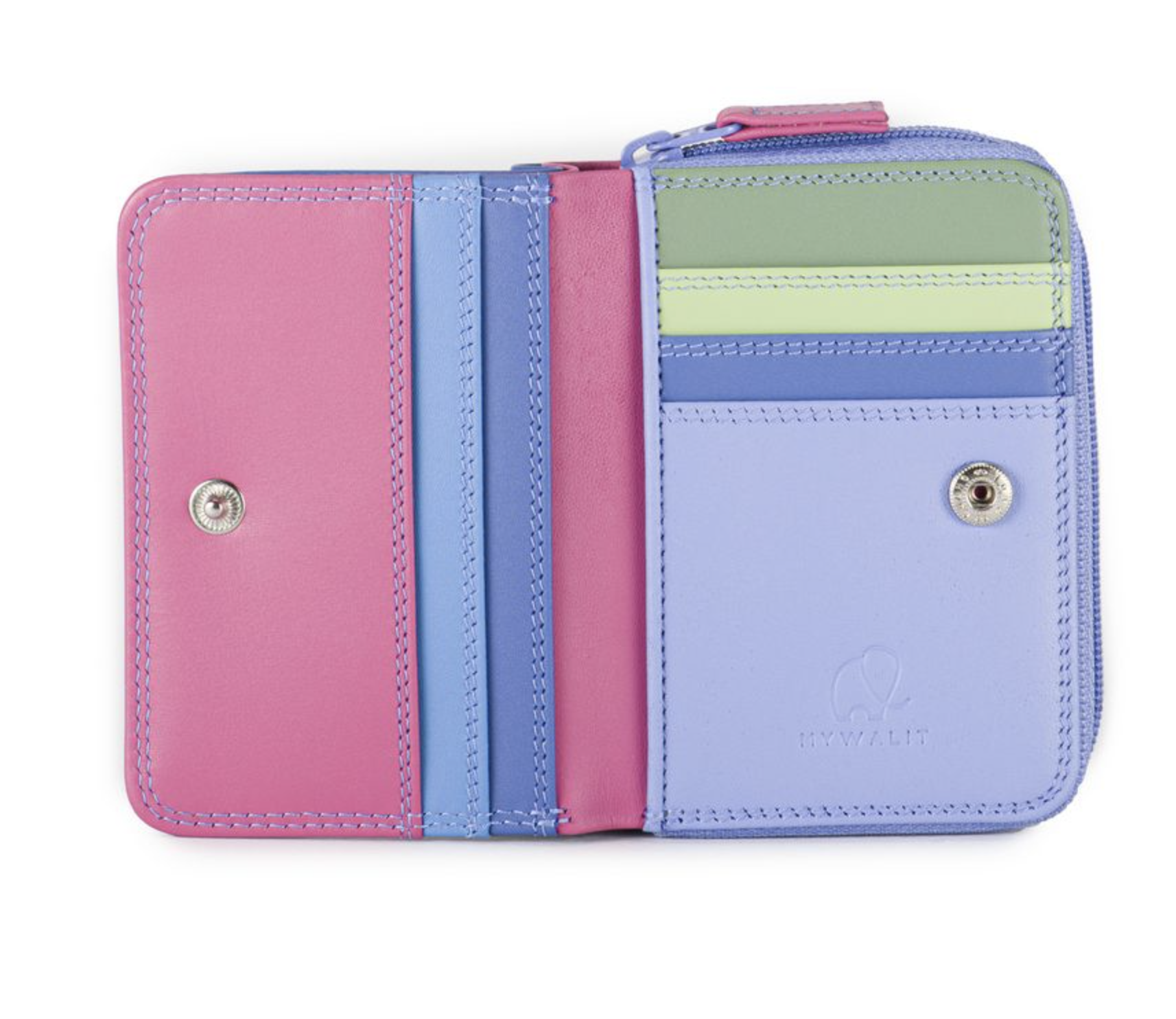 Medium Wallet  real leather  Mywalit Old Town Stockholm  - 3