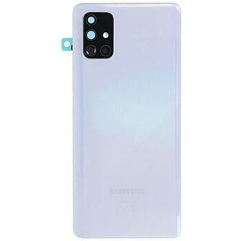 Samsung Galaxy A71 Baksida med tejp - Vit