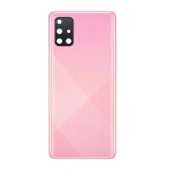 Samsung Galaxy A71 Baksida med tejp - Rosa
