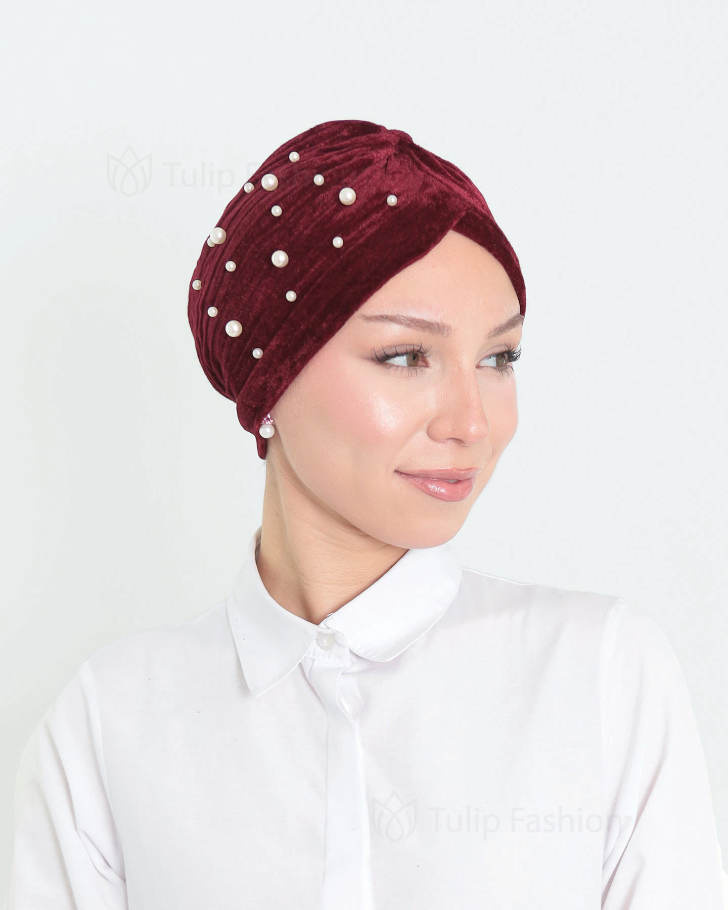 Turban - Inciler - Maroon