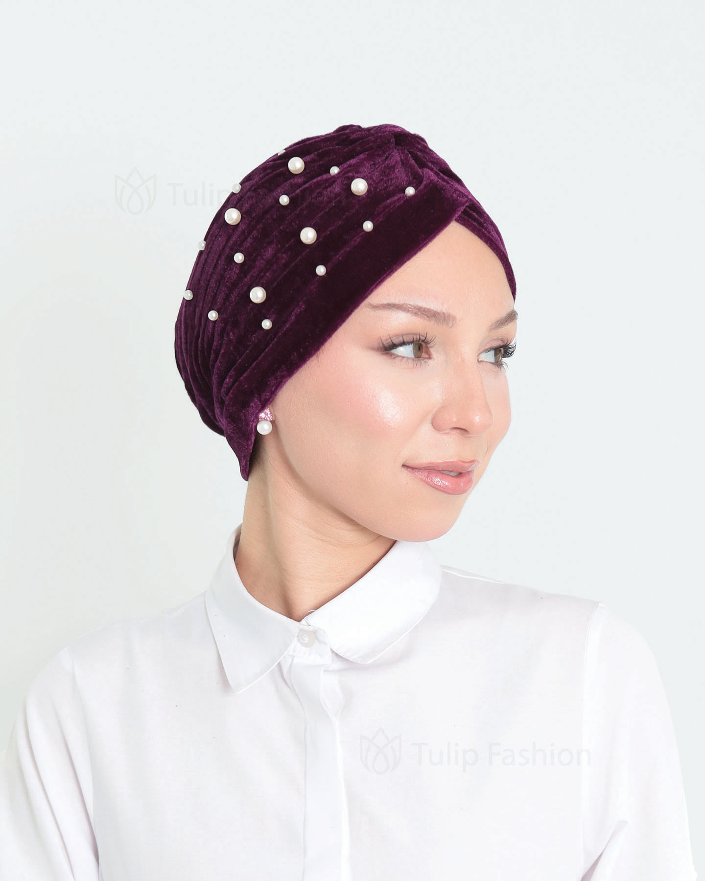 Turban - Inciler - Lila