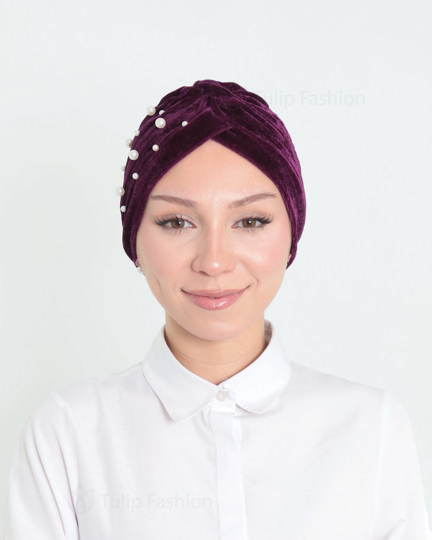 Turban - Inciler - Lila - 3