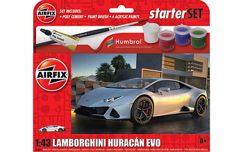 Airfix A55007 Modellbil Starter Set Lamborghini Huracan 1:43